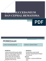 Perbedaan Caput Sucendanum dan Cephal Hematoma