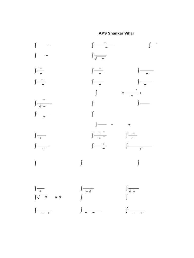 Class 12 Integration Assignment Pdf Calculus Functions And Mappings