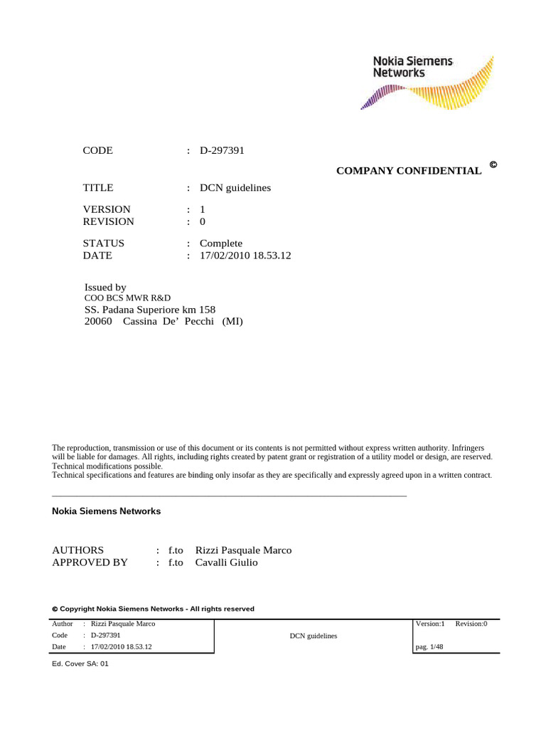 DCN Guidelines 1.0 | PDF | Computer Network | Ip Address