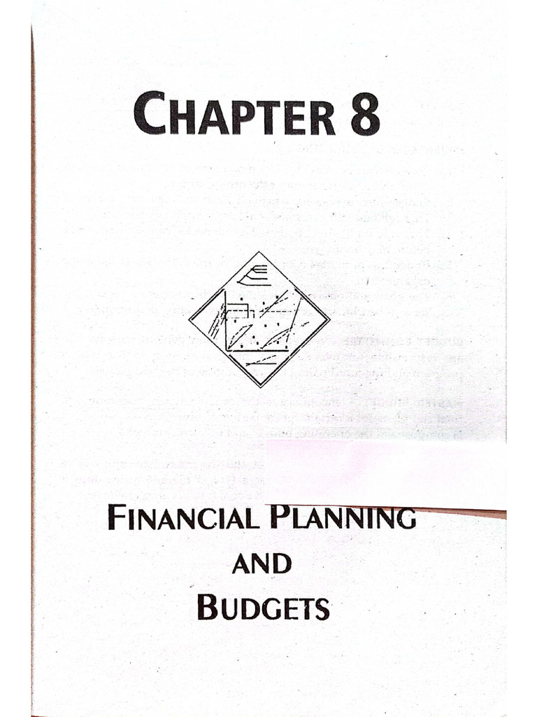 Chap 8 - Financial Planning and Budgets (MAS) | PDF