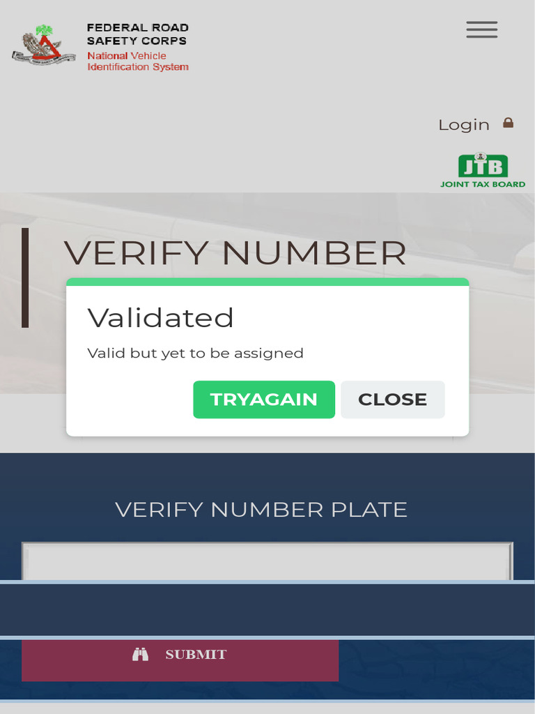 Verify Number Plate Status Online | PDF
