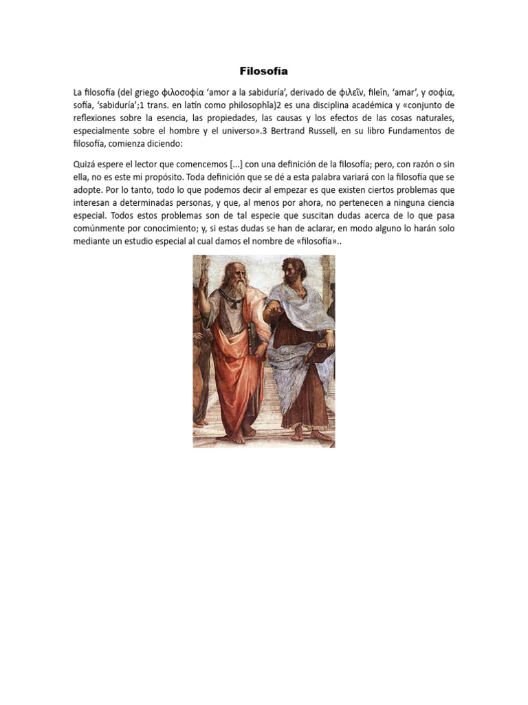 Filosofía | PDF