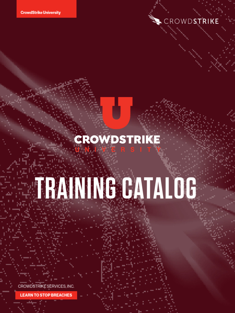 Crowdstrike University Training Catalog v1.31 | PDF | Educational ...