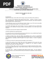 Emcee Script for Pawa High School Pageant | PDF | Sports & Recreation