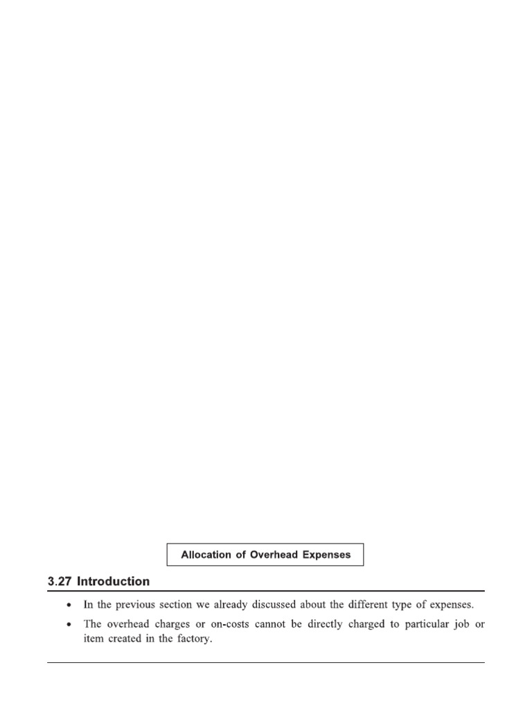 Understanding Overheads and Depreciation | PDF | Expense | Cost