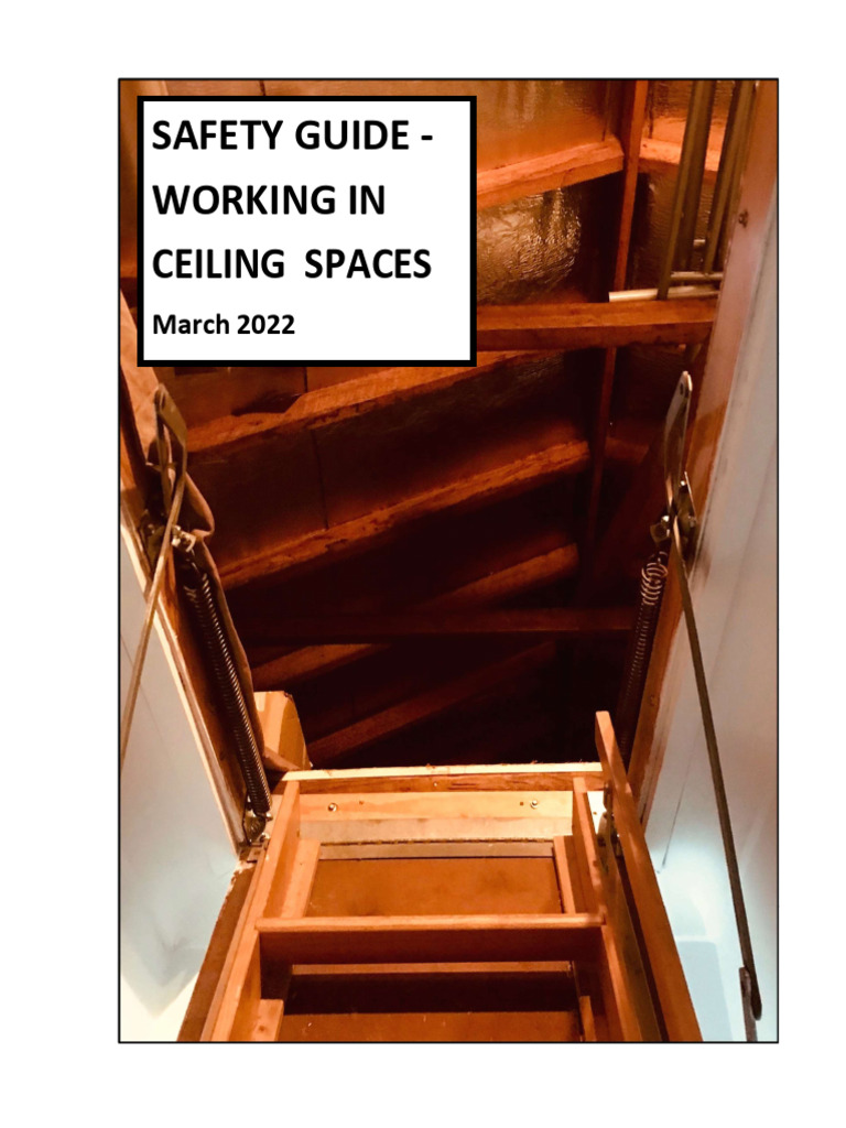 Ceiling Space Safety Guide 2022 | PDF | Electrical Wiring | Personal ...
