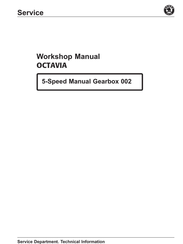 Manual Skoda Octavia - gearbox m5 002 | Manual Transmission | Transmission  (Mechanics)