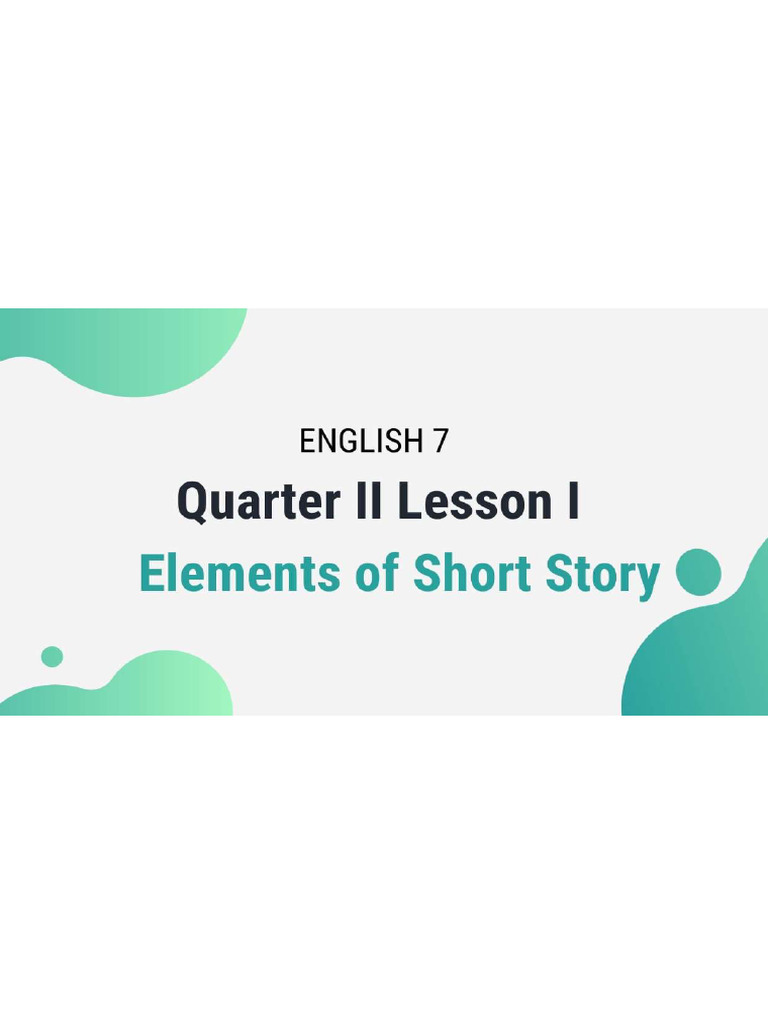Short Story Notes | PDF