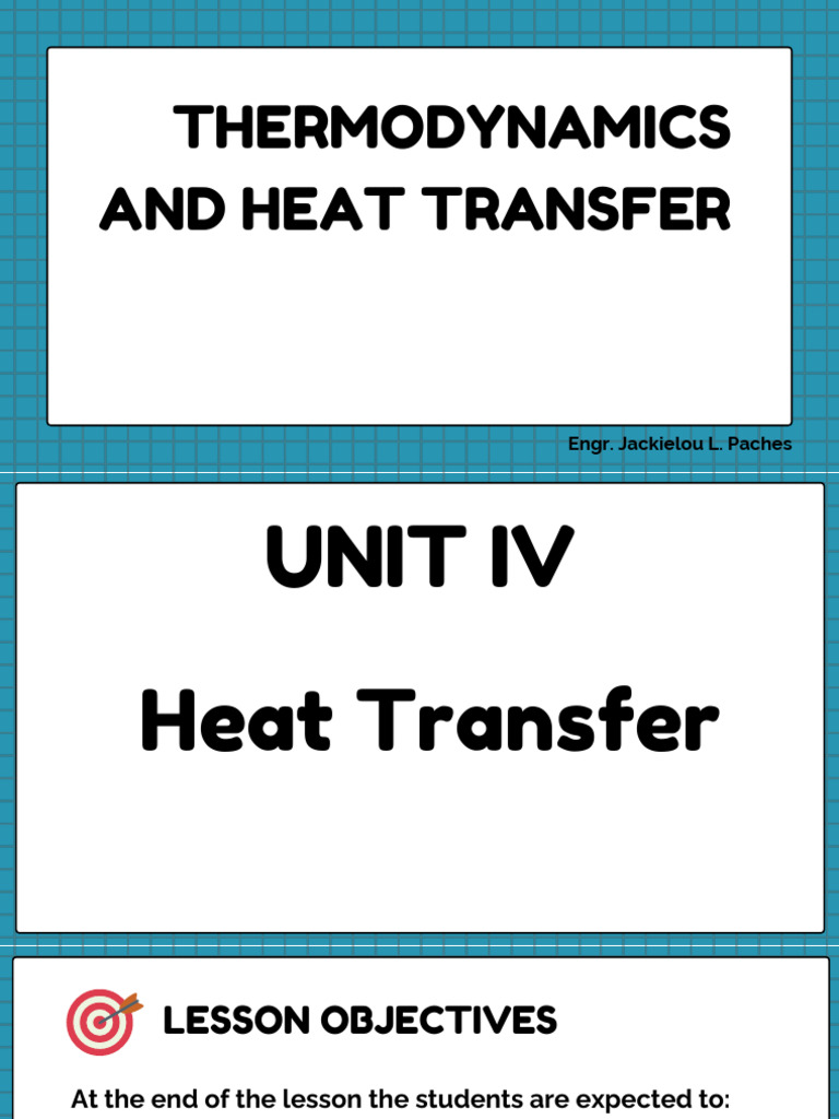 Topic 7. Heat Transfer | PDF | Heat Transfer | Thermal Conduction
