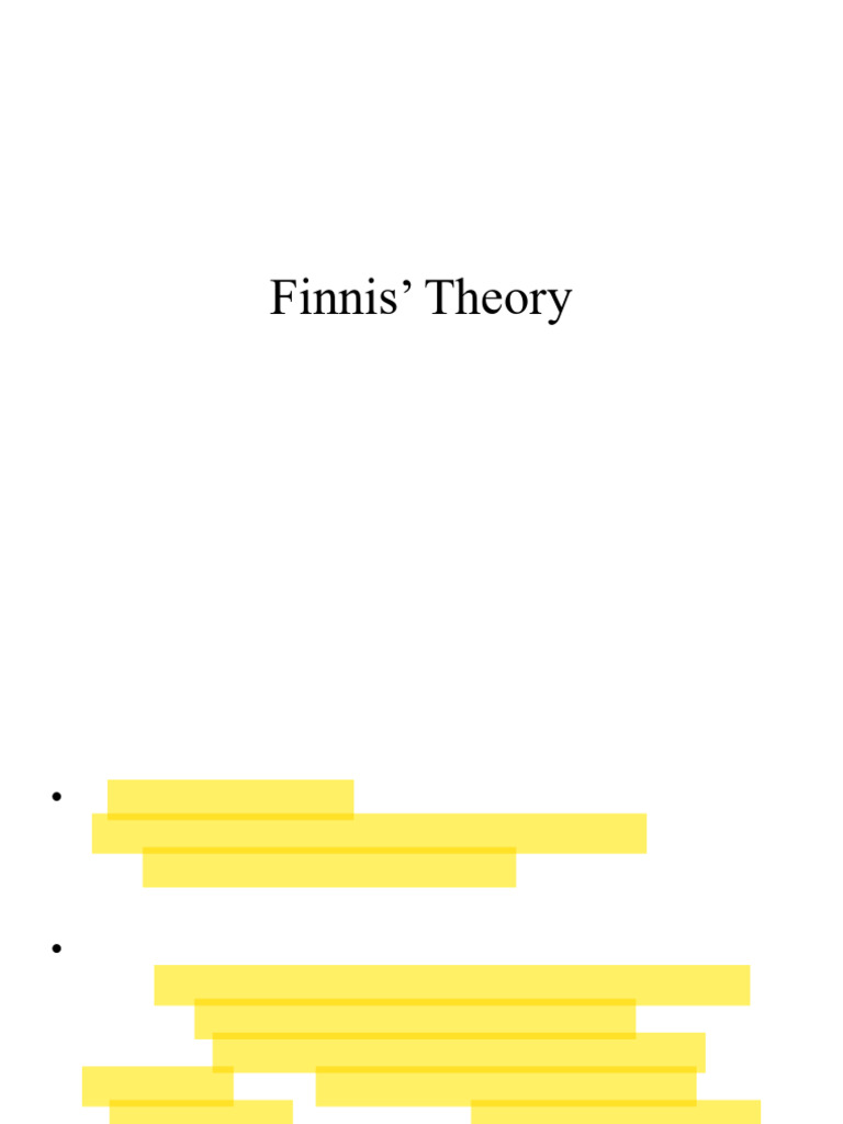 Finnis' Revival of Natural Law Theory | PDF | Natural Law | Jurisprudence