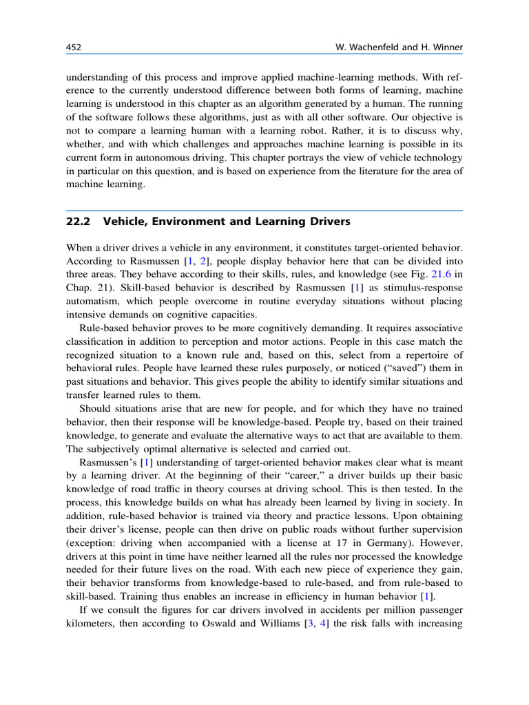 Machine Learning in Autonomous Driving | PDF | Machine Learning | Learning