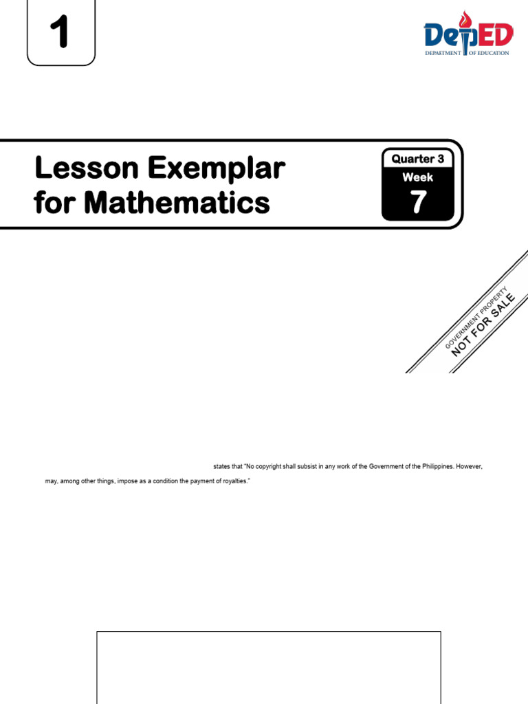 Grade 1 Math Lesson Plan: Patterns | PDF | Learning | Educational ...