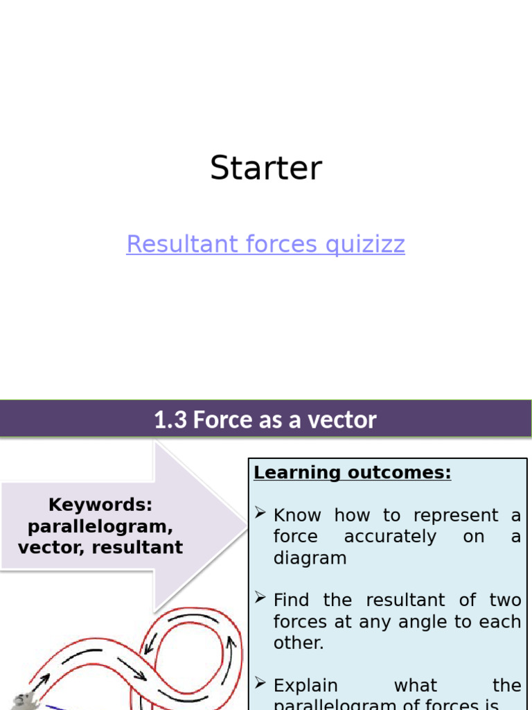 Understanding Resultant Forces and Vectors | PDF