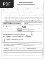 Student Leave Application Form | PDF