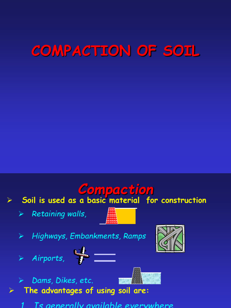 Soil Compaction Techniques and Principles | PDF | Earth Sciences | Soil