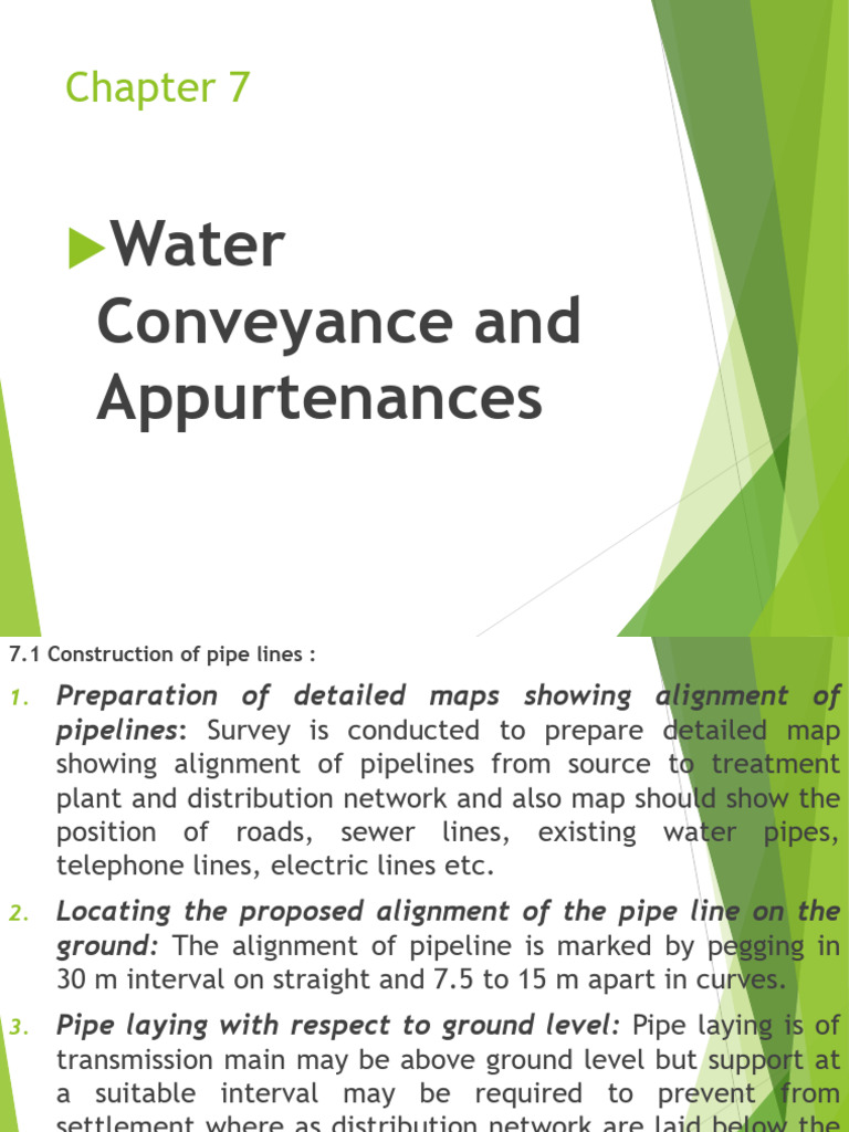 unit 7 Water supply | PDF | Pipe (Fluid Conveyance) | Valve