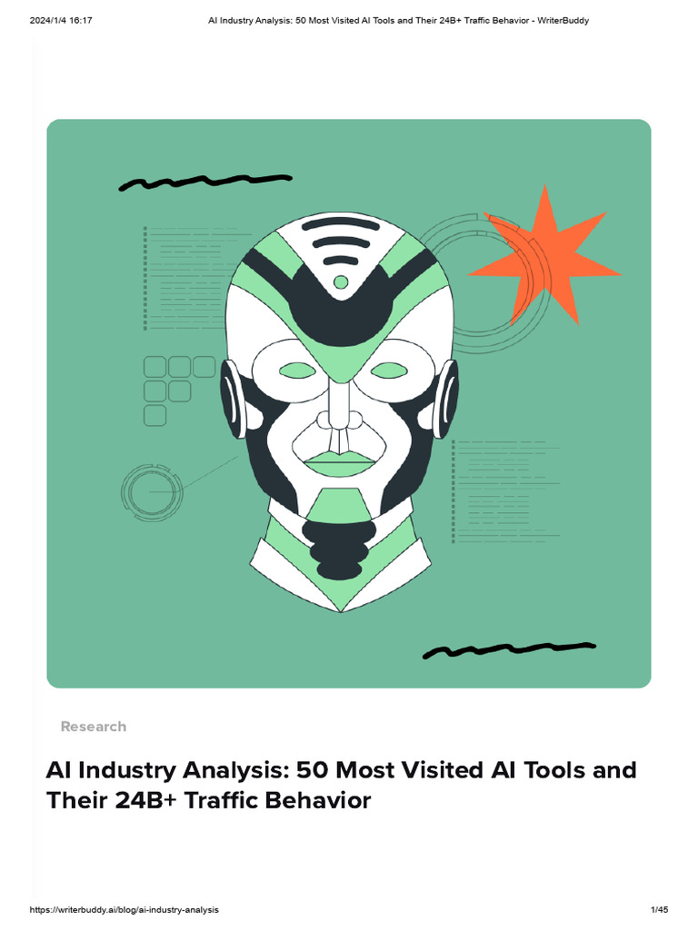 Top 50 AI Tools: Traffic Insights 2023 | PDF | Artificial Intelligence ...