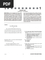 ACT Z14 Answer Key and Scoring Guide | PDF