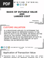 Customs Declaration for Sad Boxes | PDF