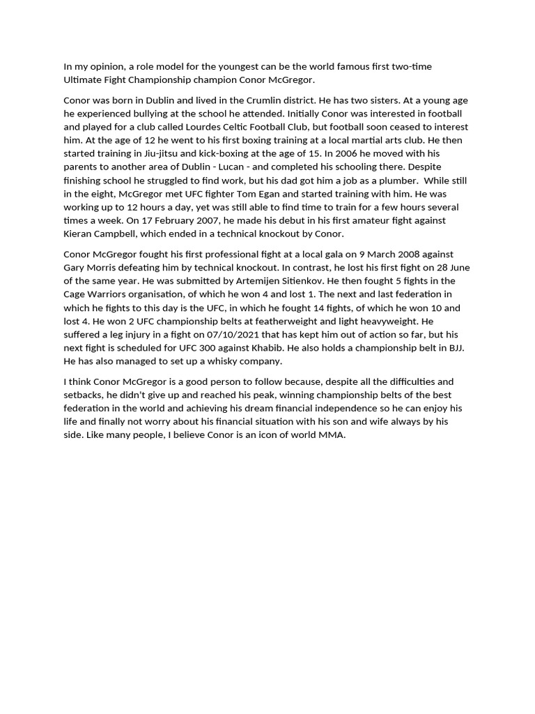 Role Model 1 | PDF