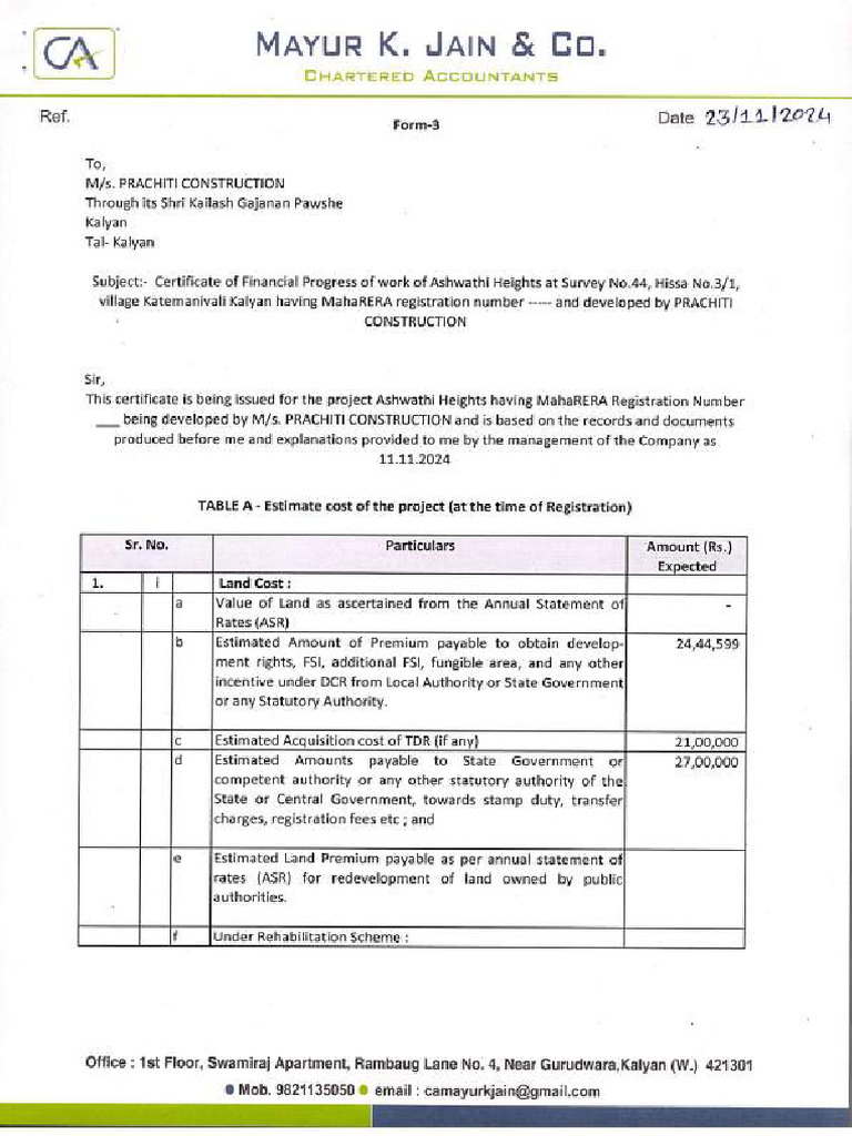 Form 3 Revised | PDF