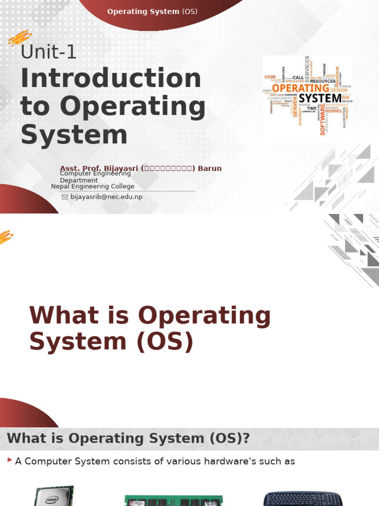 Chapter 1 Types and Structure of Operating System | PDF | Operating ...