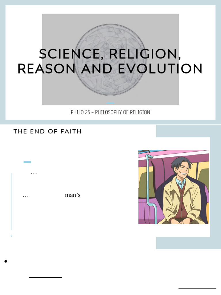 PowerPoint Science Religion Reason and Evolution Discussion | PDF ...