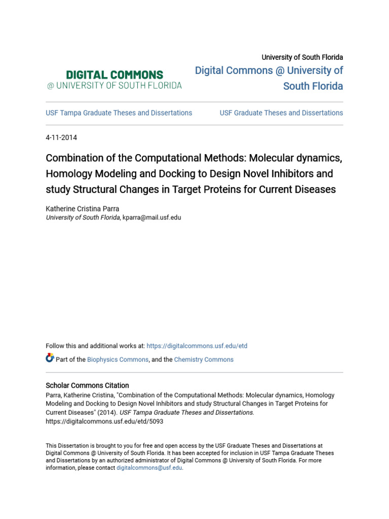 Combination of The Computational Methods - Molecular Dynamics Hom | PDF ...