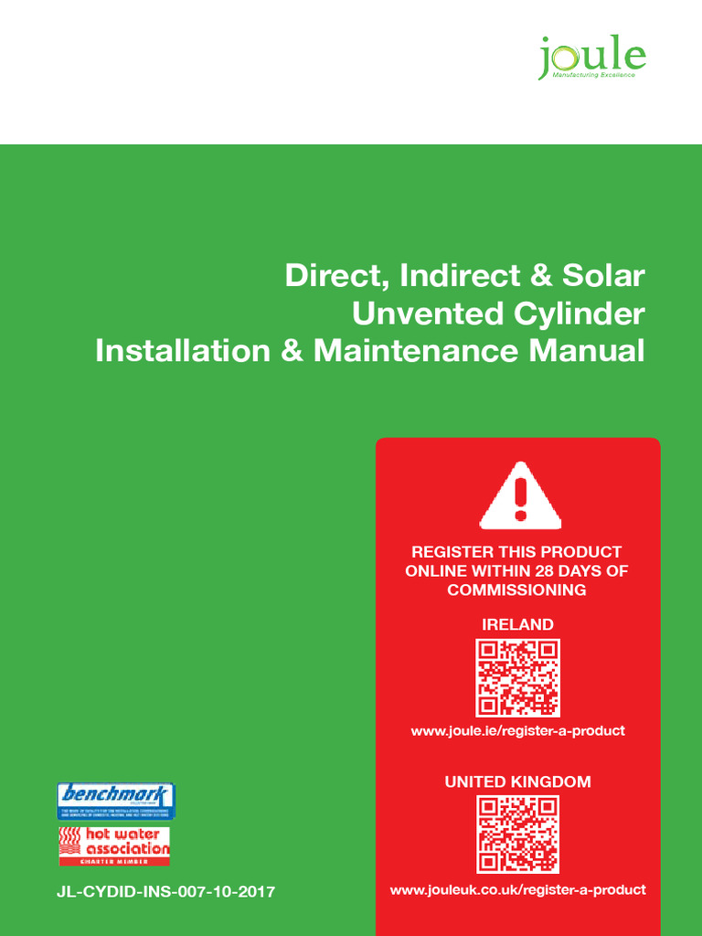 Cyclone Install Manual 01 | PDF | Water Heating | Valve