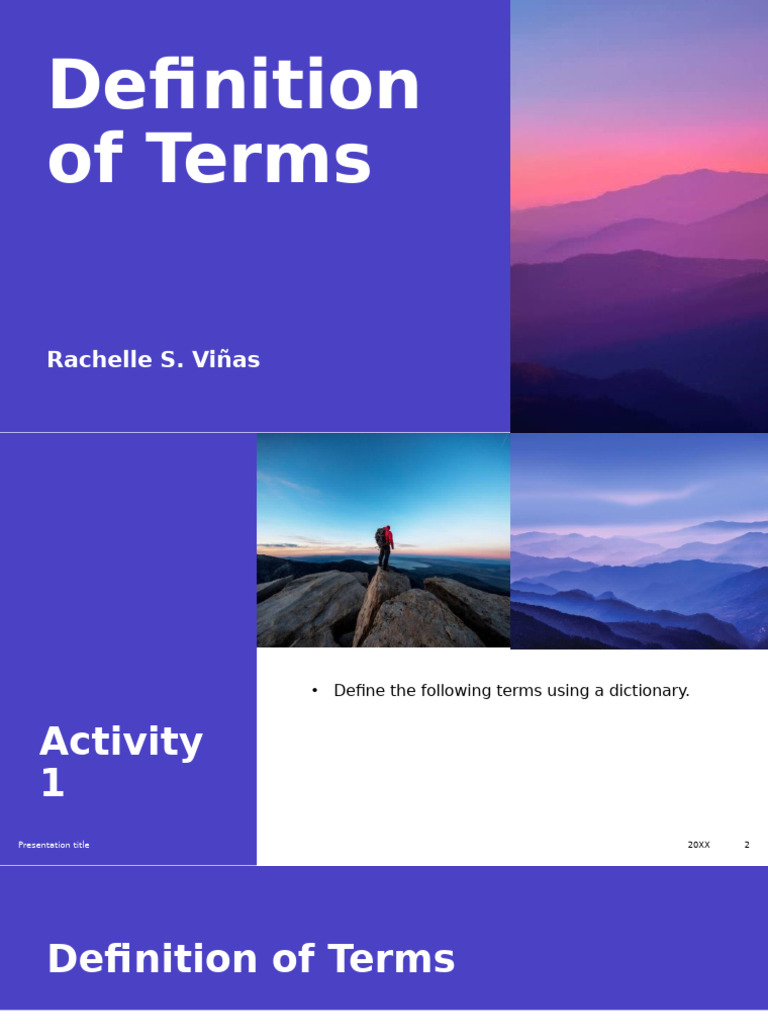 Defining Research Terms Effectively | PDF | Weight | Definition