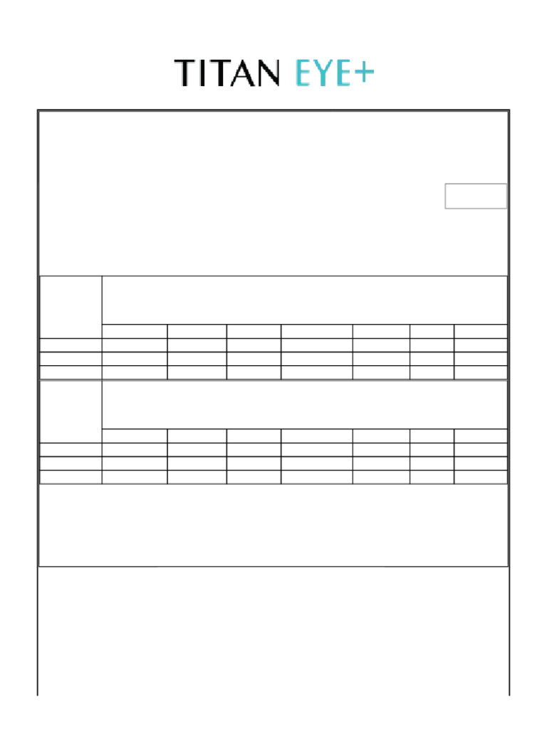 Spectacle Order Invoice for Mrs. Tiwari | PDF
