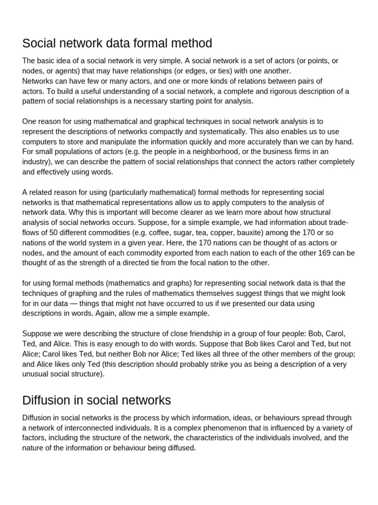 Social Network Analysis and PageRank | PDF | Computer Network | Social ...