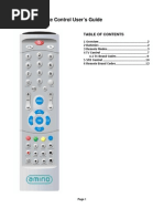 Universal Remote Control Code List | PDF | Infrared | Information And ...