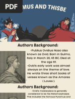 Pyramus - and - Thisbe | PDF