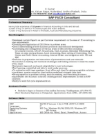 Download Kumar CV SAP FICO Consultant-Hyd by anon-430359 SN8202815 doc pdf