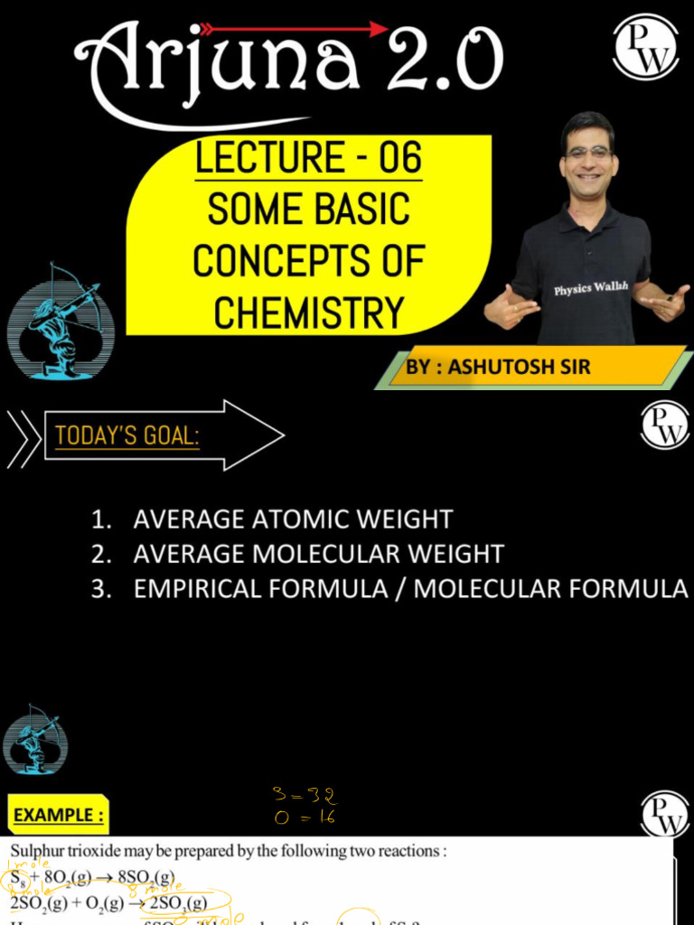 Some Basic Concepts of Chemistry 06 - Class Notes | PDF