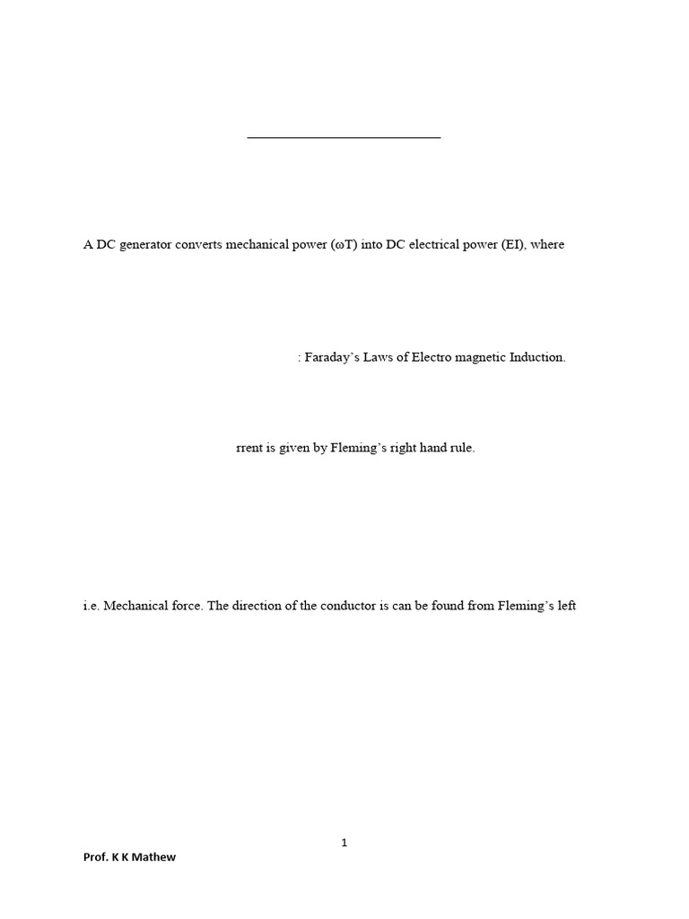 Dc machines pdf electromagnetic induction electric generator
