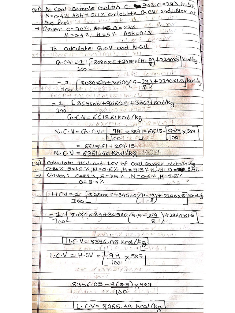 Chemistry Numerical Pdf