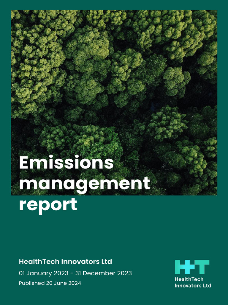 2023 Emissions Management Report | PDF | Carbon Footprint | Climate Change