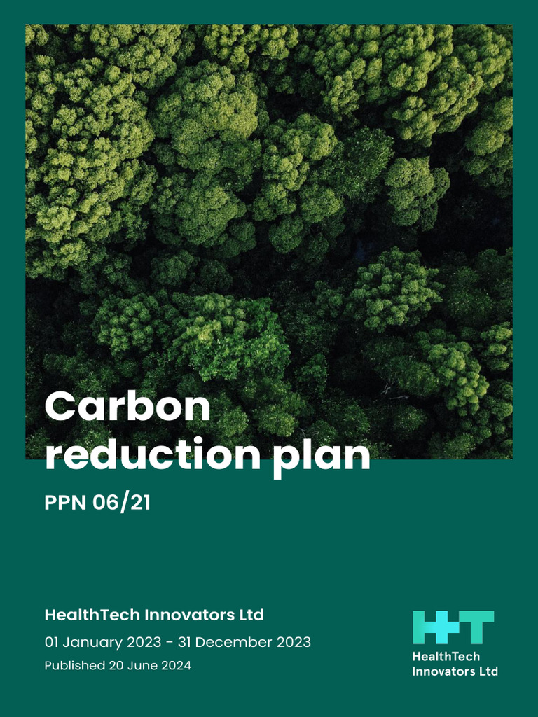 HealthTech Innovators Carbon Reduction Plan | PDF | Climate Change ...