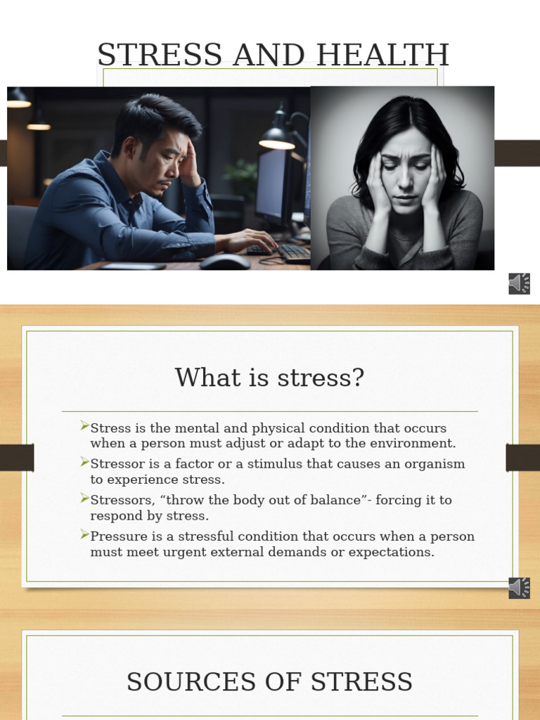 Stress and Health | PDF | Stress (Biology) | Humour