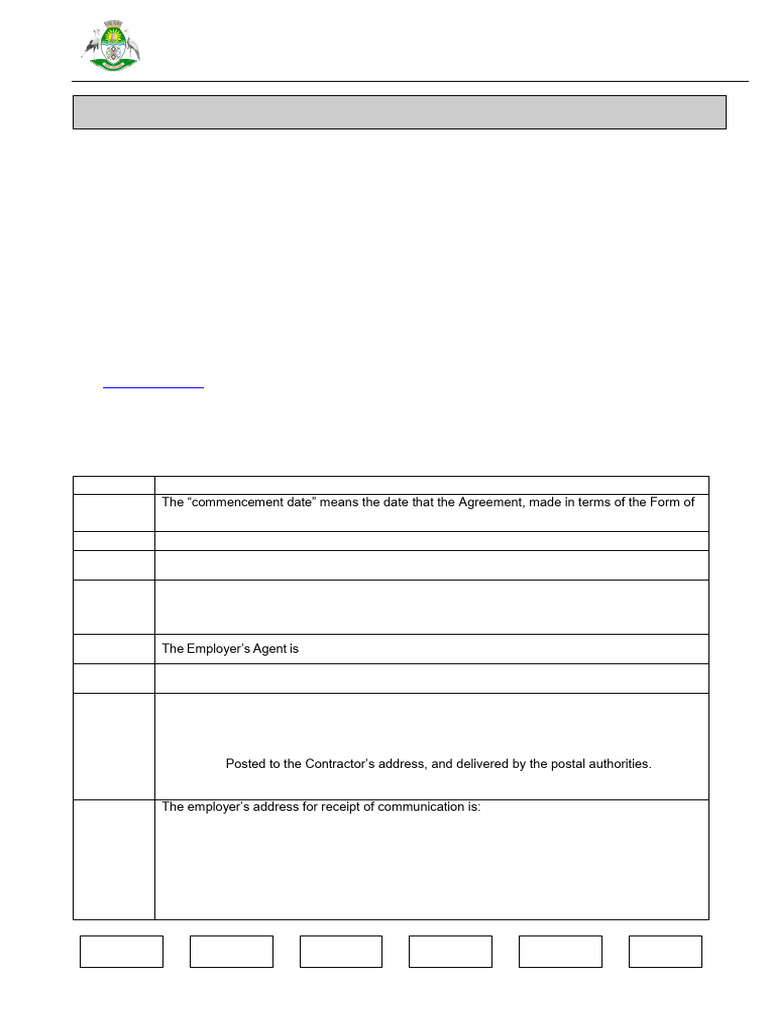 8 Contract Data - Print in Yellow | PDF | Guarantee | Surety