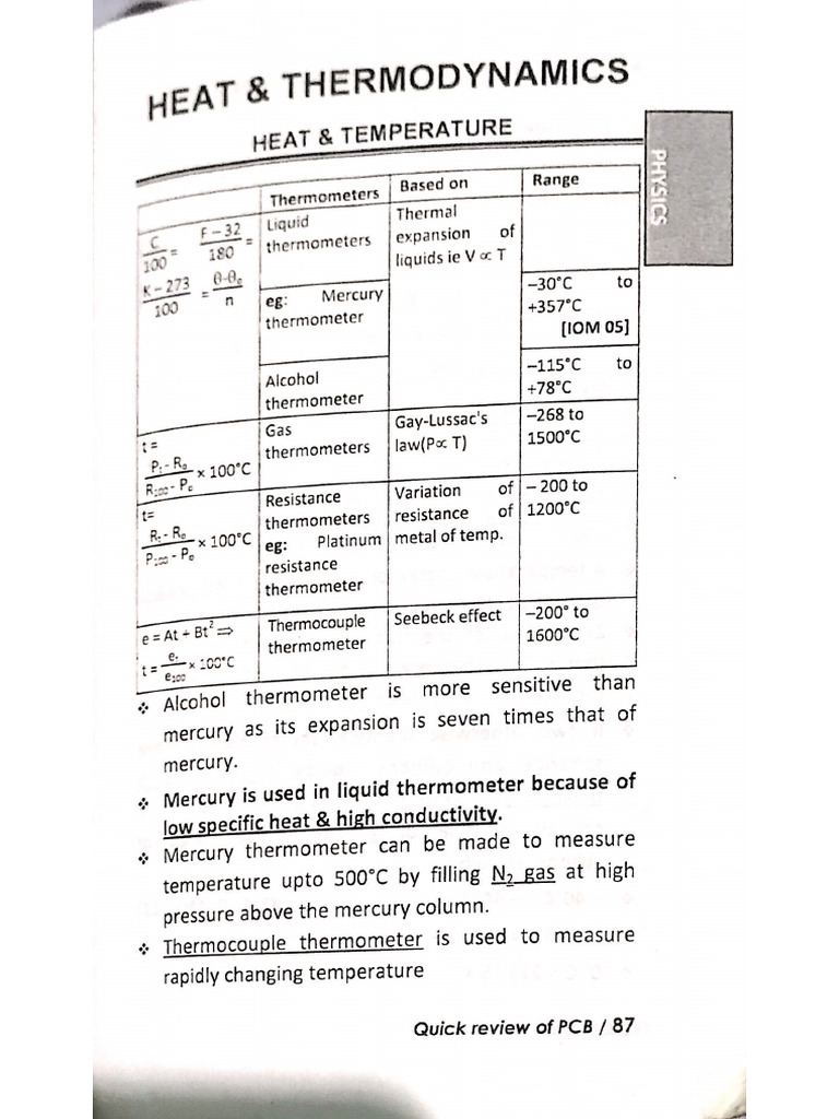 Heat & Thermodynamics | PDF