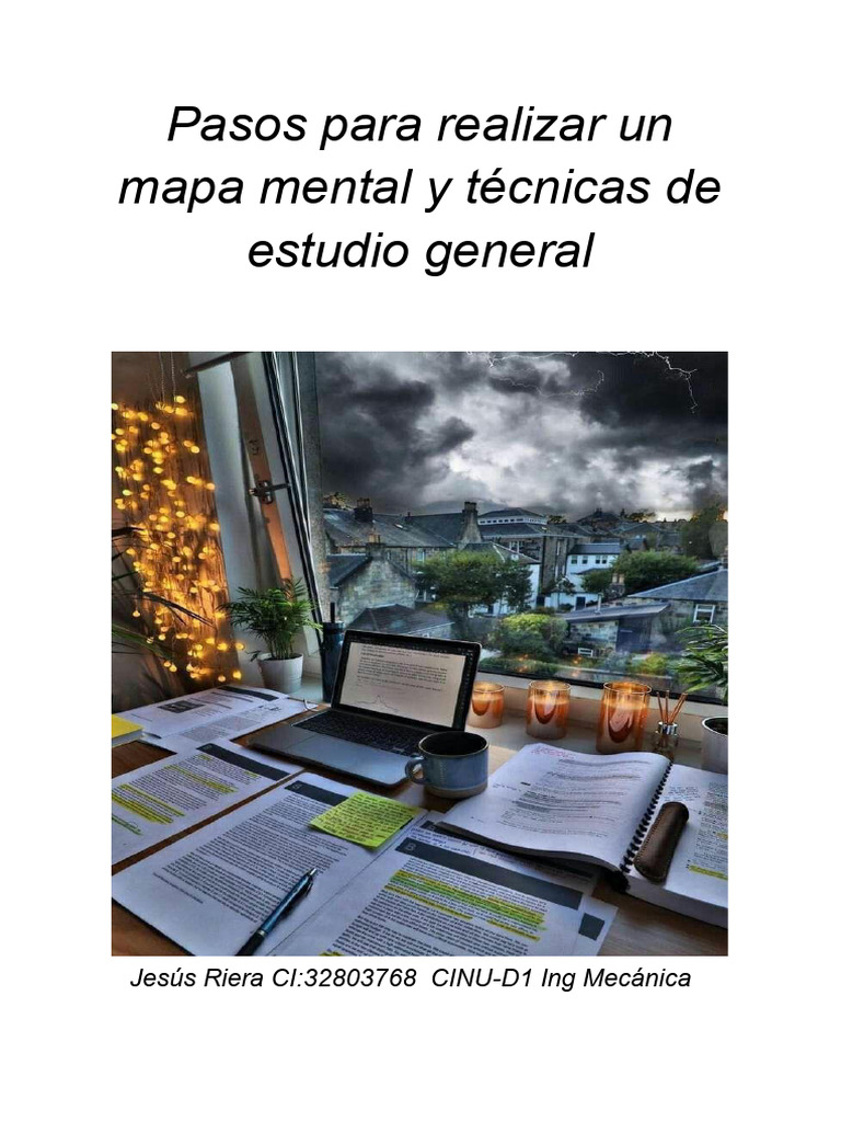 Mapas Mentales y Técnicas de Estudio | PDF | Habilidades de estudio ...