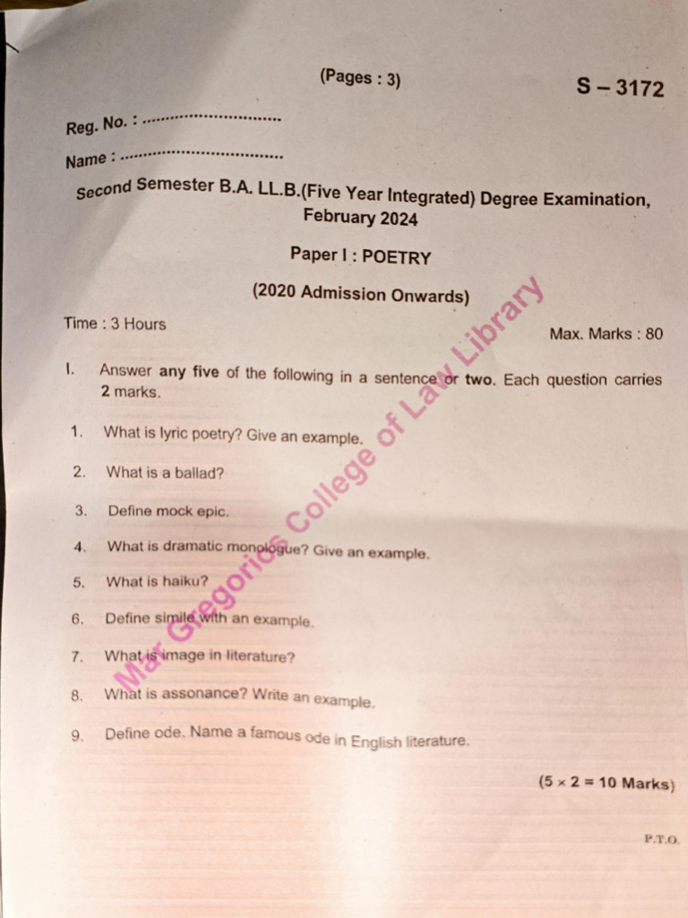 Poetry | PDF