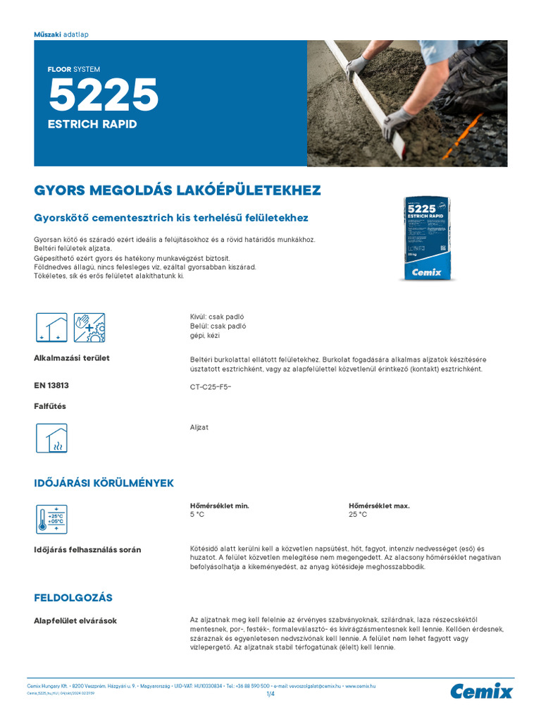 Cemix 5225 Hu Hu | PDF