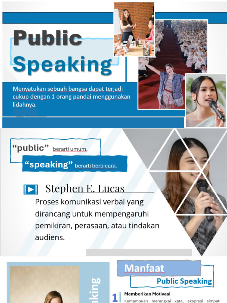 Public Speaking | PDF