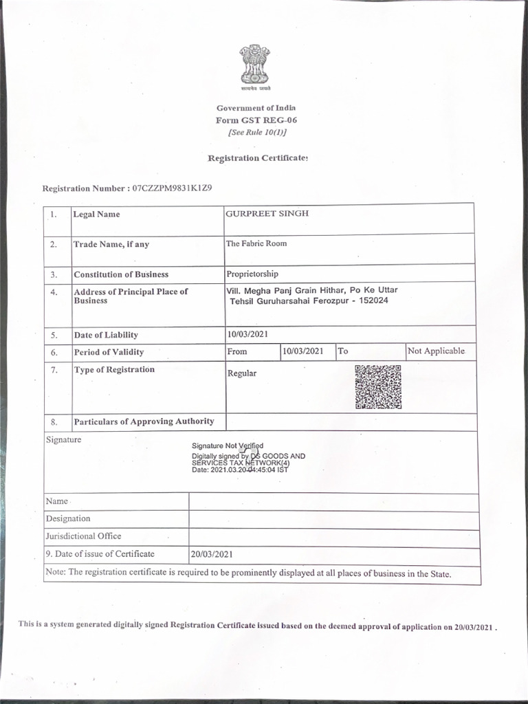 Company Registration | PDF