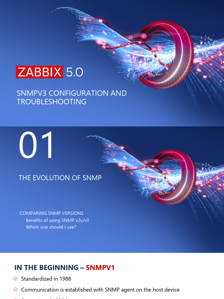 Zabbix SNMPv3 Configuration Guide | PDF | Computer Networking | Cyberspace