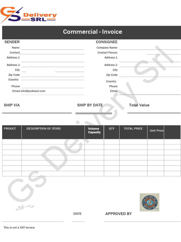 Gs Delivery Invoice | PDF